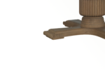 140cm Sofia Round Dining Table - Smoked Oak - Image 5