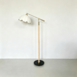 Metal & Wood Floor Lamp