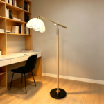 Metal & Wood Floor Lamp - Image 5