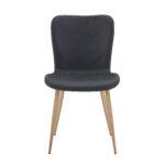 Lia PU Vintage Black Chair - 47cm S.H. (must be ordered as a box of four) - Image 2