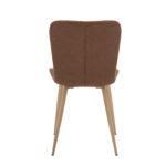 Lia PU Vintage Cognac Chair - 47cm S.H. (must be ordered as a box of four) - Image 5