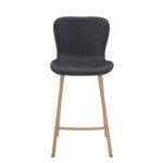 Lia PU Vintage Black Counter Stool - 67cm S.H. (must be ordered in pairs) - Image 2