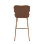 Lia PU Vintage Cognac Counter Stool - 67cm S.H. (must be ordered in pairs) - Image 5