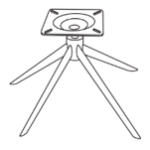 Metal Black 360° Swivel Leg (must be ordered in pairs) - Image 3