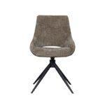 Marlow Hunter Fabric 360° Swivel Dining Chair - S.H. 49cm (must be ordered in pairs) - Image 3