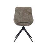 Marlow Hunter Fabric 360° Swivel Dining Chair - S.H. 49cm (must be ordered in pairs) - Image 5