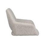 Natural Royal Boucle Fabric Seat Pad with Armrest - S.H. 50cm (must be ordered in pairs) - Image 3