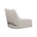 Natural Royal Boucle Fabric Seat Pad with Armrest - S.H. 50cm (must be ordered in pairs) - Image 4