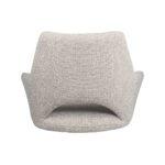 Natural Royal Boucle Fabric Seat Pad with Armrest - S.H. 50cm (must be ordered in pairs) - Image 5