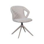Zurich Natural Royal Boucle Fabric Chair with Armrest - S.H. 50cm (must be ordered in pairs)
